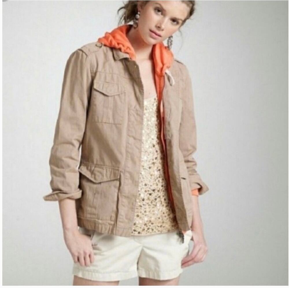 JCrew Classic Twill Chino Jacket Sz 0
